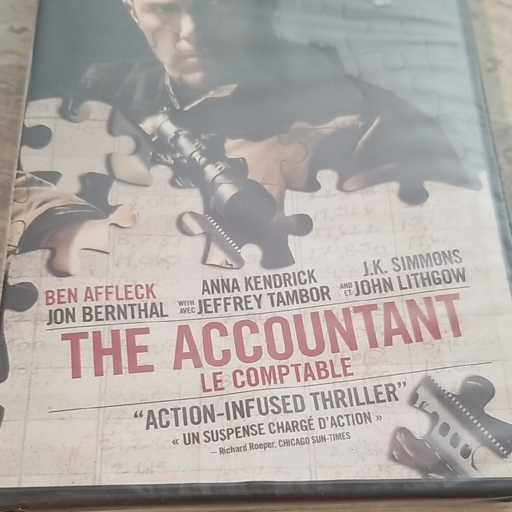 The Accountant Sealed DVD